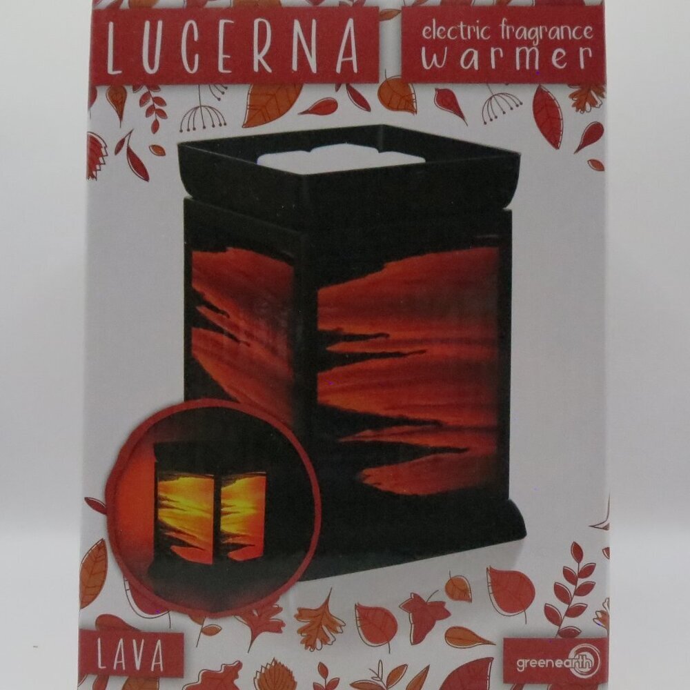 Lucerna Electric Fragrance Warmer Lava Model by Greenearth New in Box